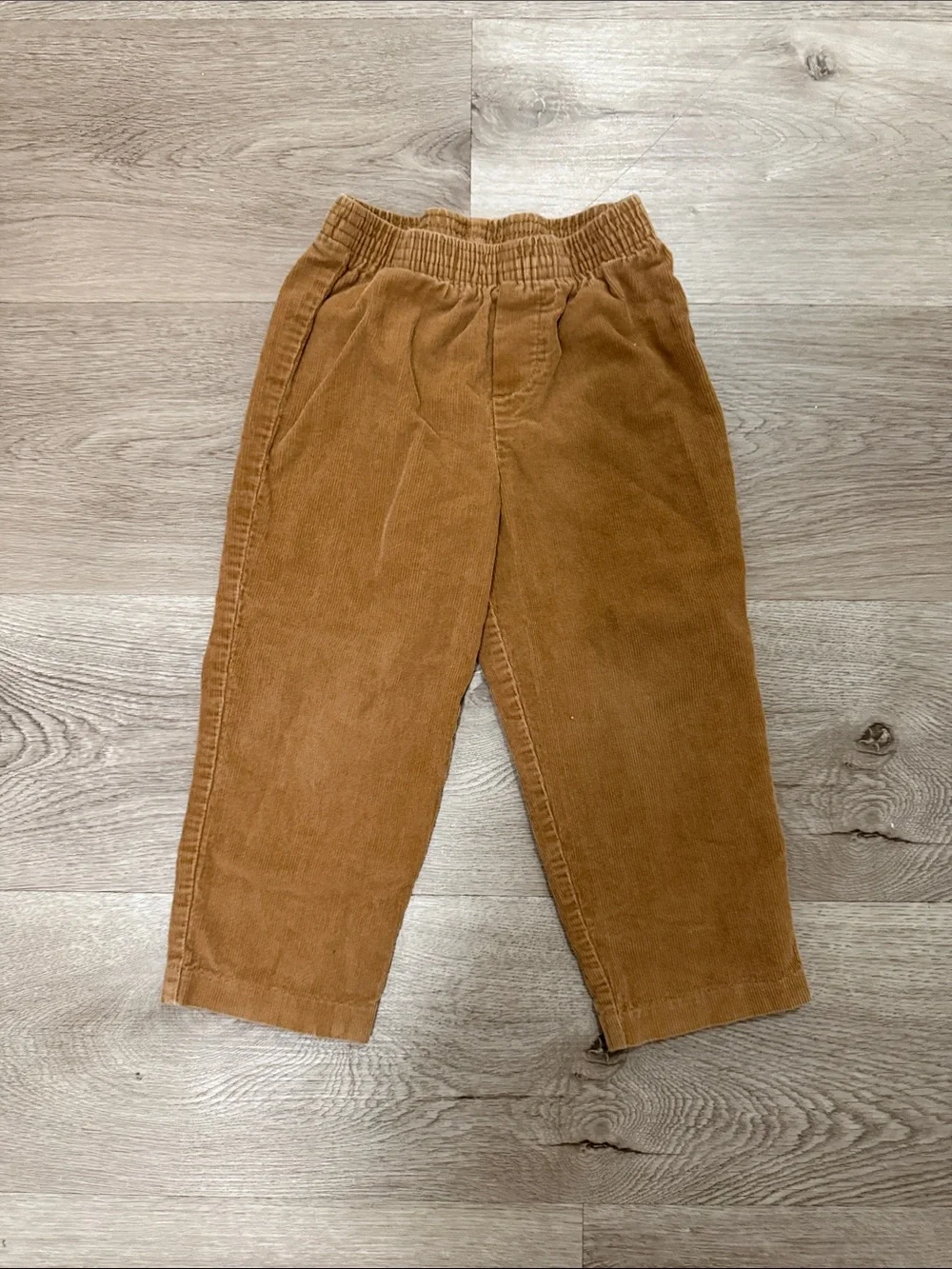 Boy’s 3T Green Fair Isle Zip-Up Sweater Set with Brown Corduroy Pants